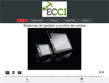 Tablet Screenshot of ecci.es